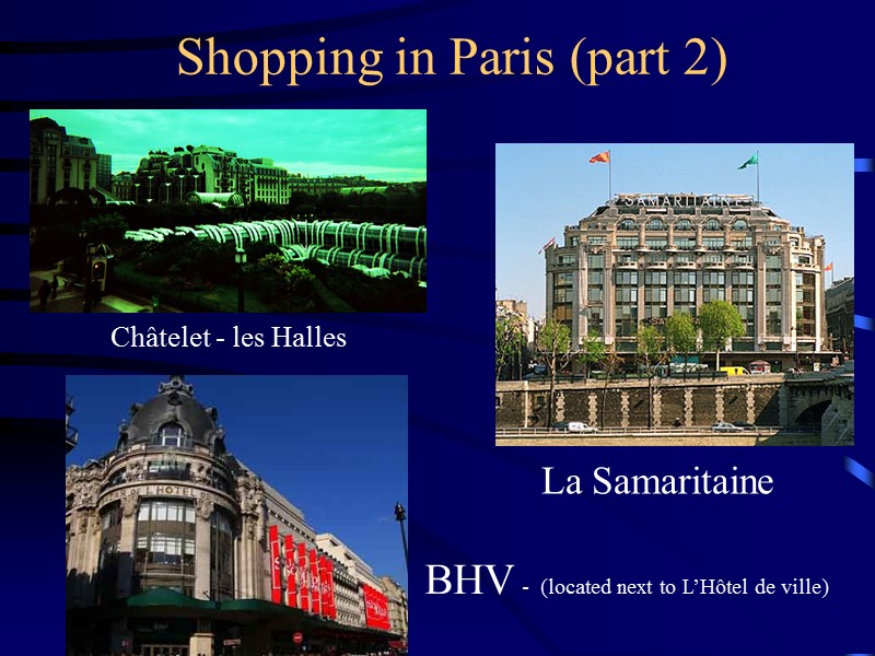 Shopping in Paris (part 2) Châtelet - les Halles La Samaritaine BHV - 